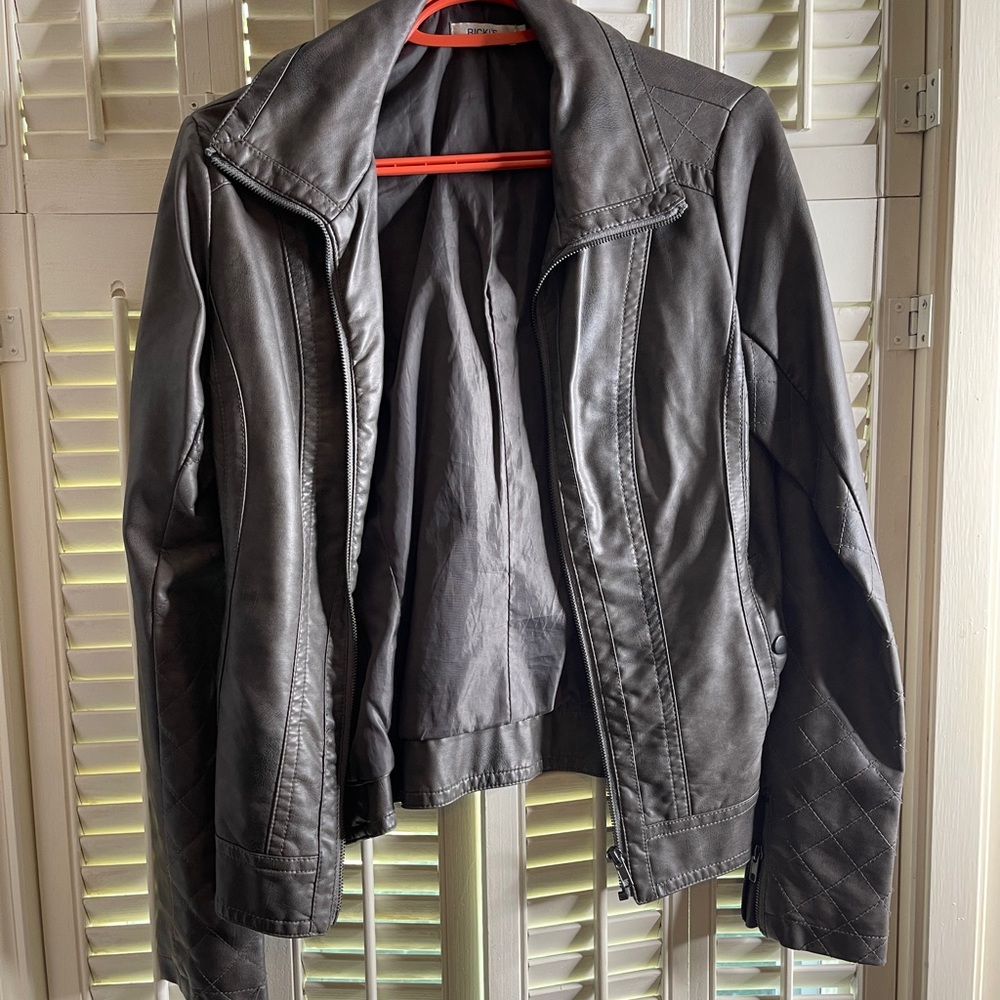 Pleather jacket